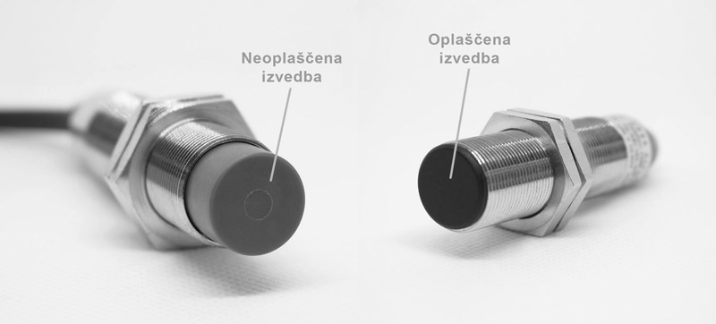 Induktivni senzor Oplaščen in Neoplaščen